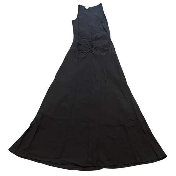 NWT J.Crew Collection Sz 2 Black Full-Length Embellished Ruched Dress CD510 - Picture 9 of 15